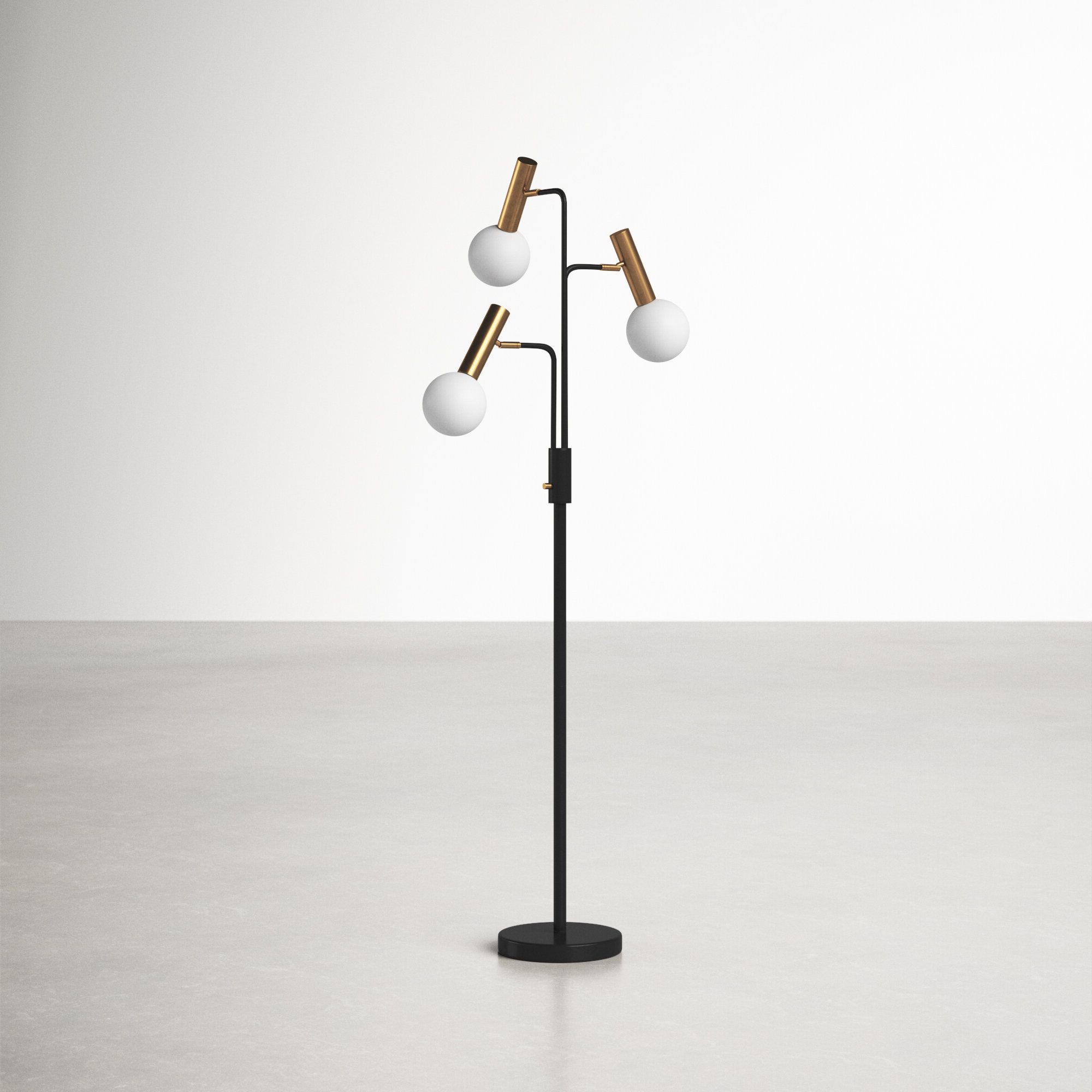 Gabby Dimmable Led Floor Lamp & Reviews | Allmodern Intended For Floor Lamps With Dimmable Led (View 17 of 20)