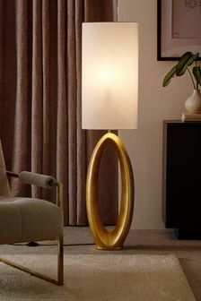 Gold Floor Lamps | Gold Bedside Lamps | Next Uk Within Gold Floor Lamps (View 8 of 20)