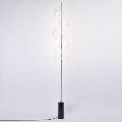 Grandine Black Sculptural Minimalist Floor Lamp With 5 Lights From  Silviomondinostudio For Sale At Pamono With Minimalist Floor Lamps (View 15 of 20)