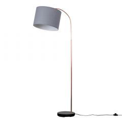 Grey Floor Lamps & Standing Lamps | Valuelights.co (View 9 of 20)