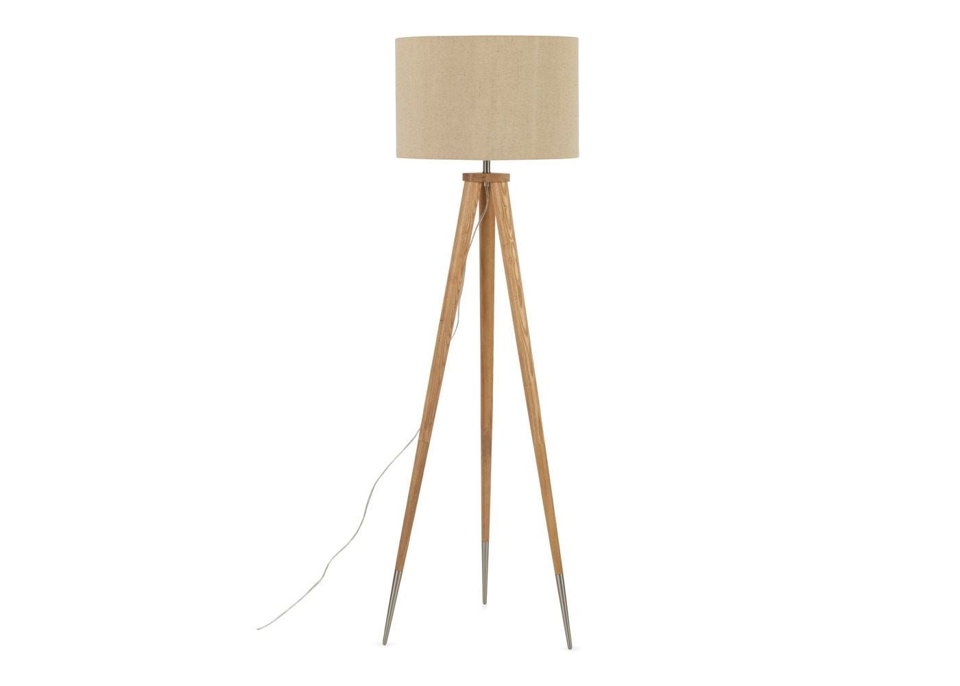 Hawkins Tripod Floor Lamp With Shade | Heal's (uk) Pertaining To Wood Tripod Floor Lamps (View 8 of 20)