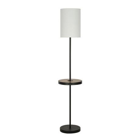 Hometrends Multi Functional Floor Lamp With Shelf And Usb Charging |  Walmart Canada For Floor Lamps With Usb (View 12 of 20)