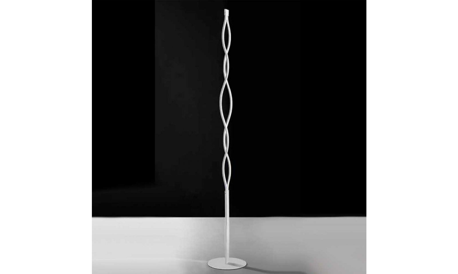 Illuminando Alice Floor Lamp Structure In White Metal And Acrylic (View 16 of 20)