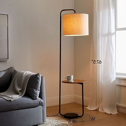 Industrial Shelf Floor Lamp (68") Throughout 68 Inch Floor Lamps (View 15 of 20)