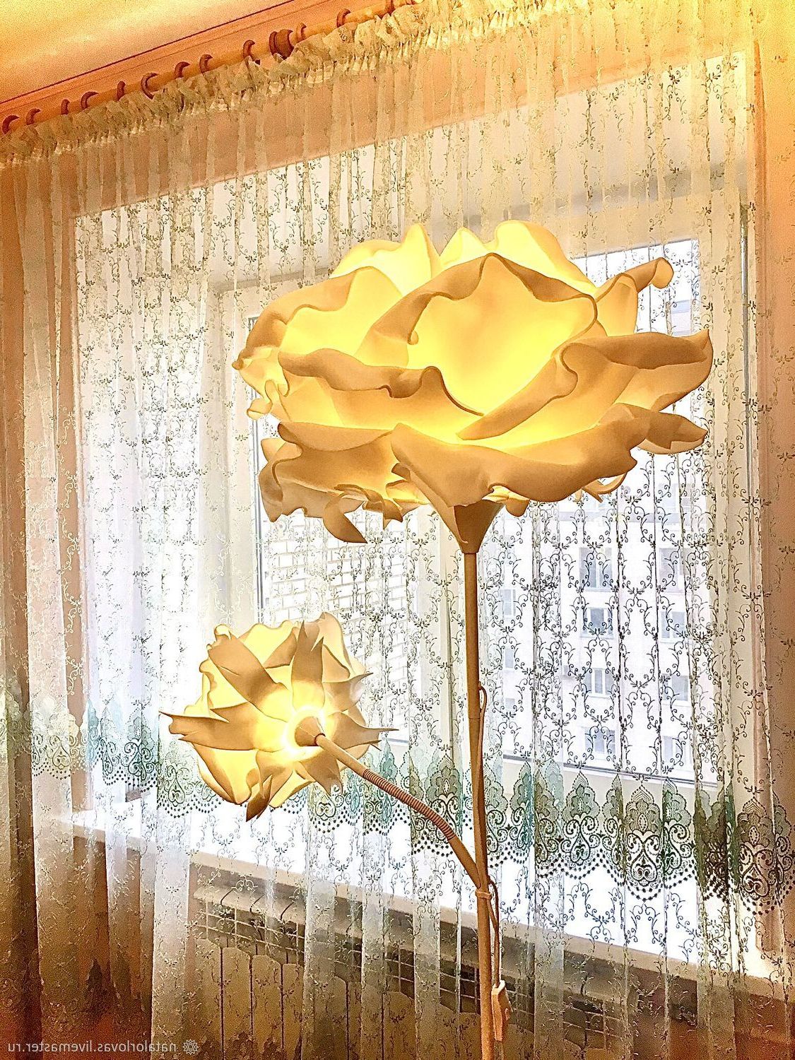 Interior Floor Lamp Fantasy Flower – Купить На Ярмарке Мастеров – Izqm7com  | Floor Lamps, St (View 8 of 20)