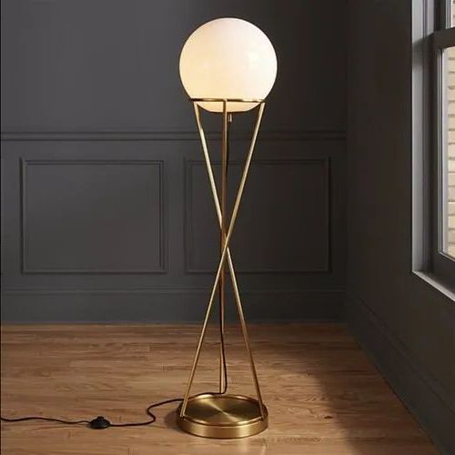 Kaizen Arts India Gold Color Decorative Modern Metal Floor Lamp At Rs 2500  In Moradabad Intended For Metal Floor Lamps (Gallery 19 of 20)