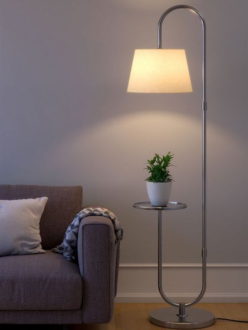Kuru Floor Lamp | Home Decor | Whispering Homes Throughout Stainless Steel Floor Lamps (Gallery 19 of 20)