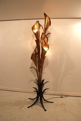 Large Vintage Tropical Flower Floor Lamphans Kögl For Sale At Pamono In Flower Floor Lamps (View 11 of 20)