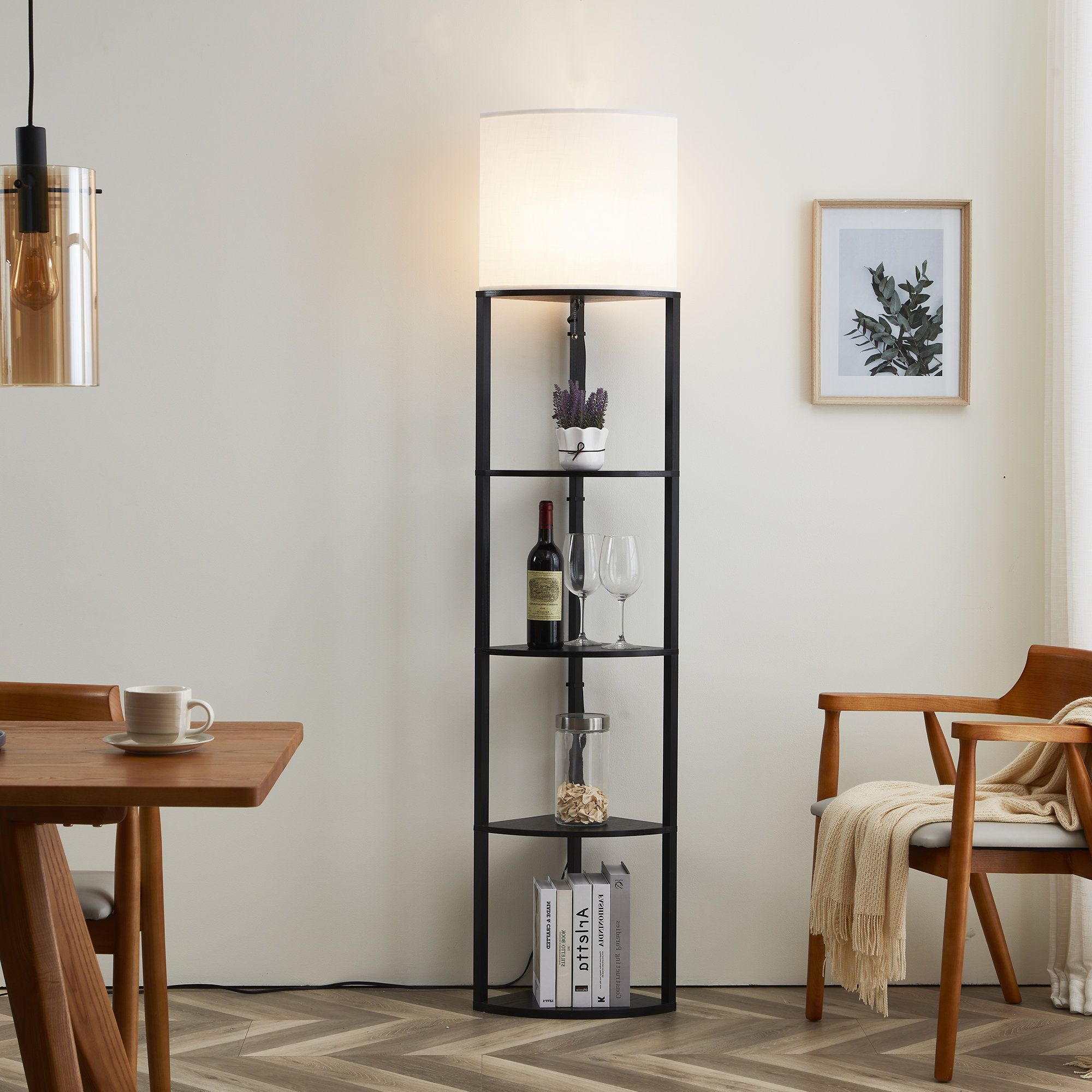 Latitude Run® 72" Column Floor Lamp & Reviews | Wayfair With 72 Inch Floor Lamps (View 3 of 20)