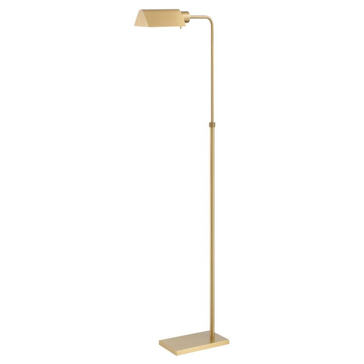 Lights | Lamps | Floor Lamps | Harrison Pharmacy Floor Lamp, Satin Brass Inside Satin Brass Floor Lamps (View 5 of 20)