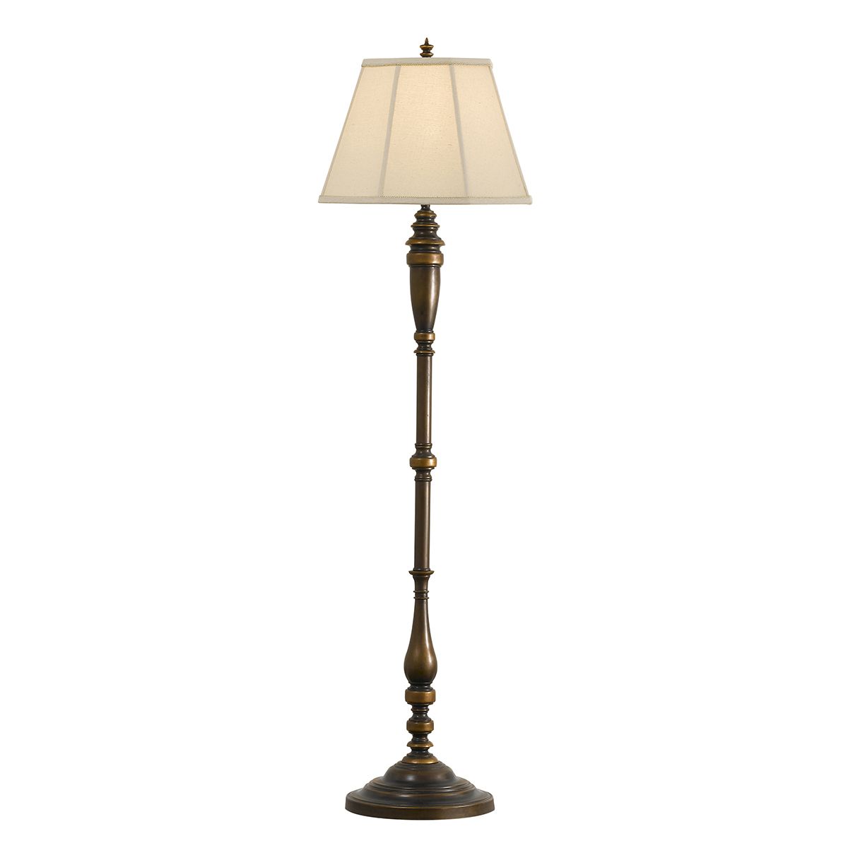 Lincolndale 1 Light Floor Lamp – Fe Lincolndale Fl – Elstead Lighting Ltd Intended For Textured Linen Floor Lamps (View 11 of 20)