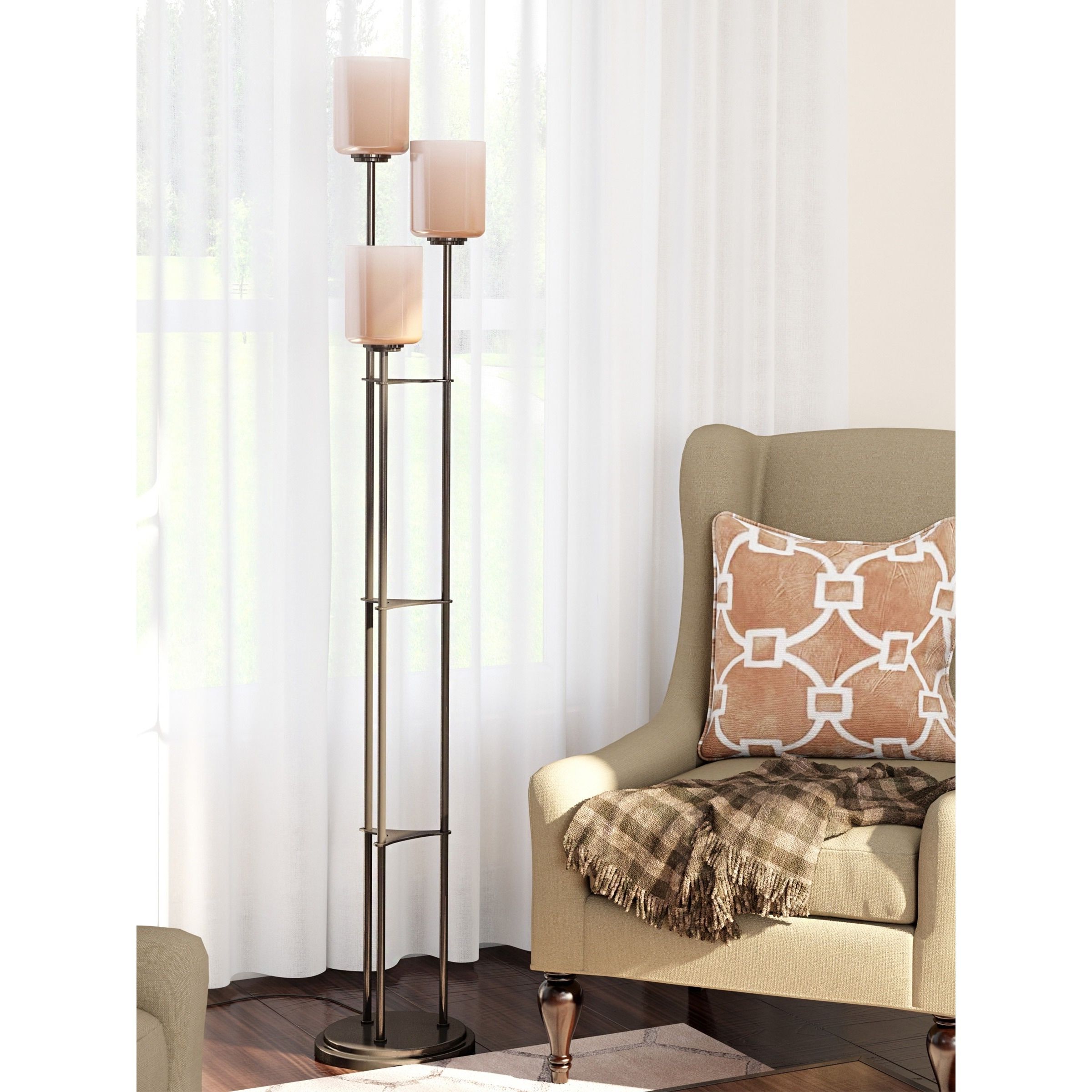 Lite Source Bess 3 Light Floor Lamp – On Sale – Overstock – 9506747 Intended For 3 Light Floor Lamps (View 18 of 20)