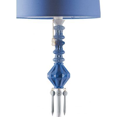 Lladro Belle De Nuit Floor Lamp Blu 1023403 In Blue Floor Lamps (View 4 of 20)