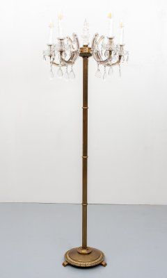 Louis Xv Style Floor Lamp, France, 1960s For Sale At Pamono For Chandelier Style Floor Lamps (View 2 of 20)