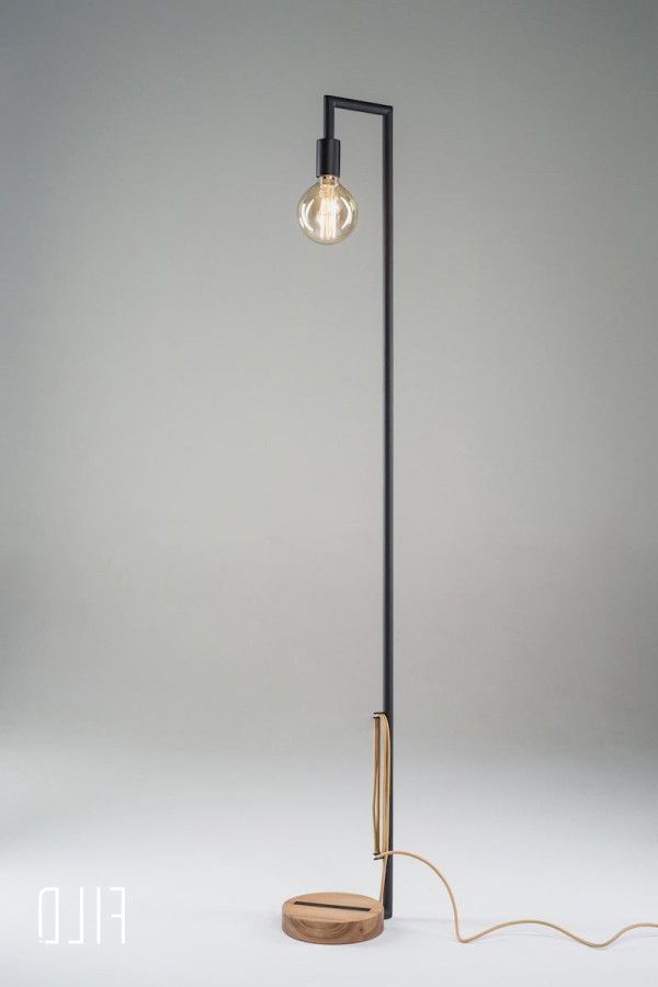 Minimalist Floor Lamps Made Of Wood And Metal | Metal Floor Lamps, Floor  Lamp, Lamp Design Throughout Minimalist Floor Lamps (View 3 of 20)