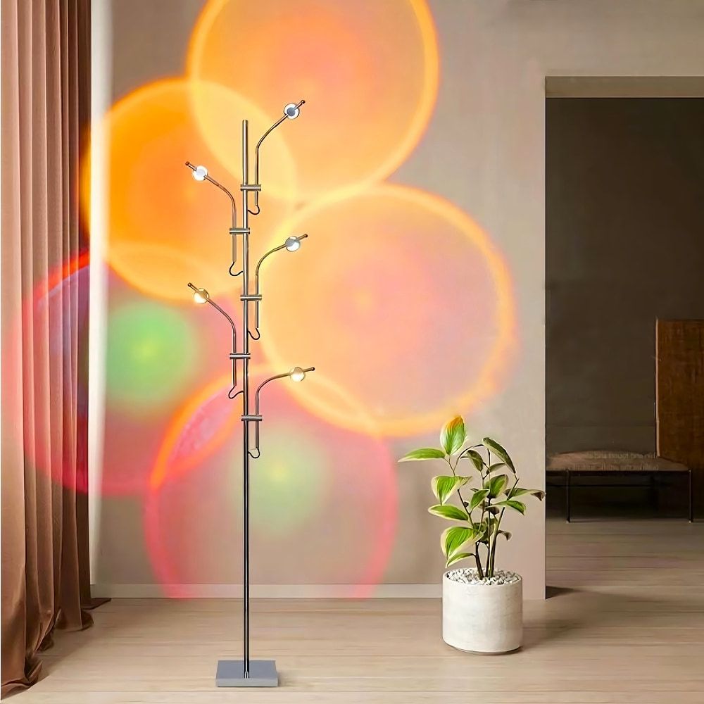 Modern & Contemporary Floor Lamps | Find Great Lamps & Lamp Shades Deals  Shopping At Overstock With Tree Floor Lamps (Gallery 20 of 20)