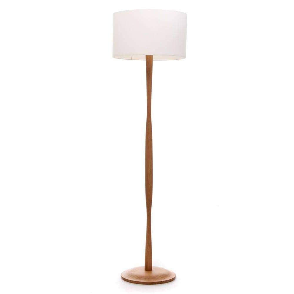 Oak Floor Lamp / Ships Worldwide / Wooden Floor Lamp / Simple – Etsy Uk For Oak Floor Lamps (View 6 of 20)