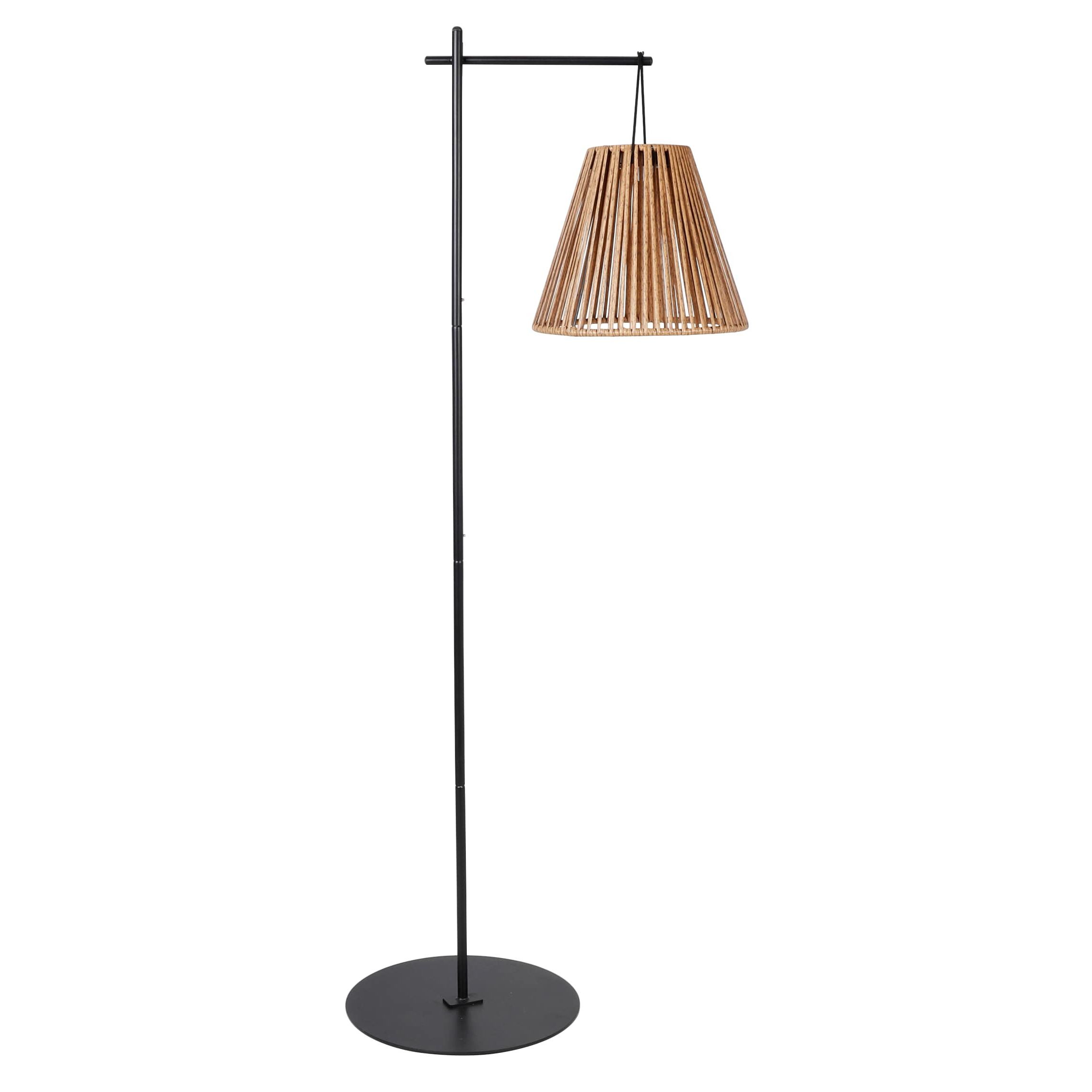 Origin 21 Southaven 70 In Black Floor Lamp At Lowes Within Rattan Floor Lamps (View 10 of 20)