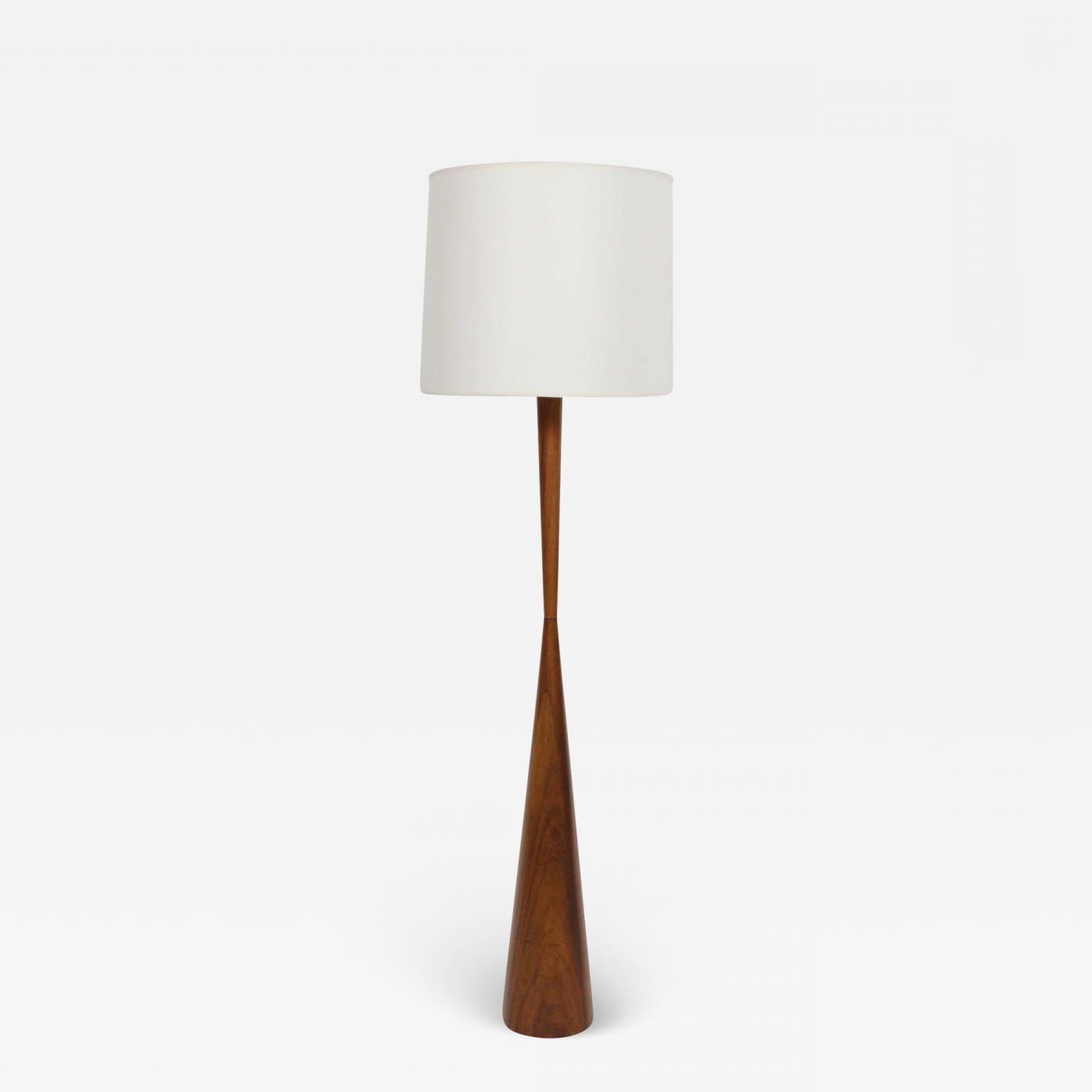 Phillip Llyod Powell – Original Phillip Lloyd Powell Style Walnut Floor Lamp,  1960s Regarding Walnut Floor Lamps (View 11 of 20)