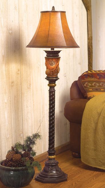 Pine Cone Glow Floor Lamp | Lamp, Floor Lamp, Rustic Lamps For Pine Wood Floor Lamps (View 12 of 20)