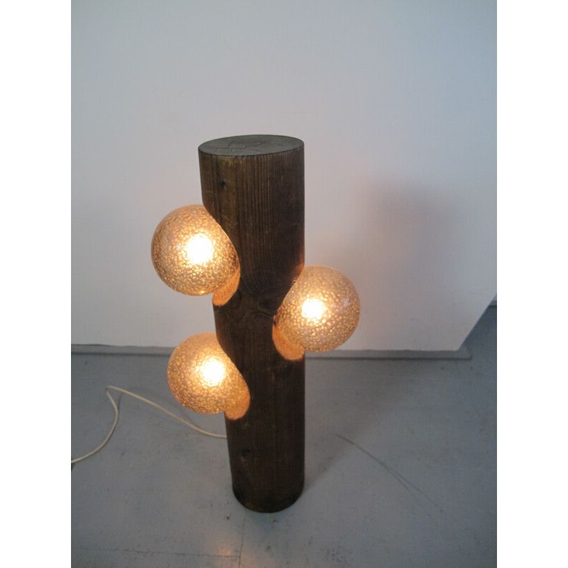 Pine Wood Floor Lampleuchten – 1970s Within Pine Wood Floor Lamps (Gallery 19 of 20)