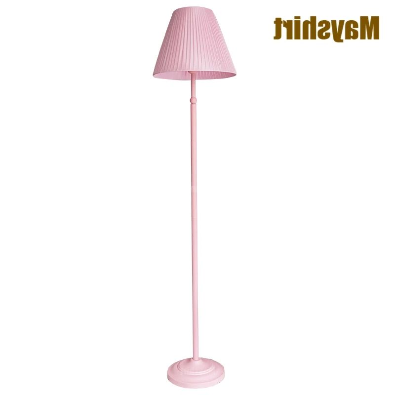 Pink Floor Lamp Modern Led Standing Lamps For Living Room Bedroom Stand  Light Office Tall Floor Light Fixtures Kids Bedside Lamp – Floor Lamps –  Aliexpress Throughout Pink Floor Lamps (View 13 of 20)