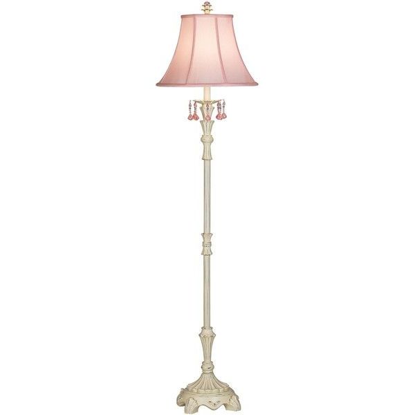 Pretty In Pink Floor Lamp ($180) Via Polyvore | Shabby Chic Floor Lamp, Pink  Floor Lamp, Pink Lamp With Pink Floor Lamps (View 7 of 20)