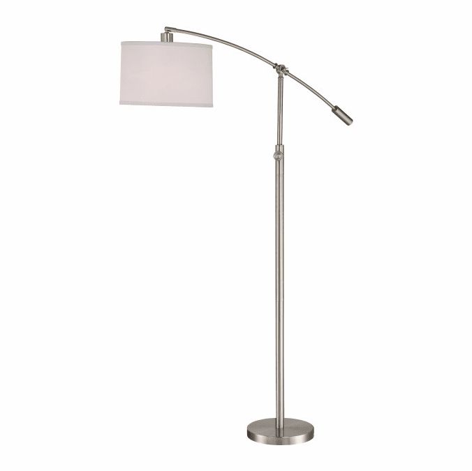 Quoizel Cft9364bn Clift Brushed Nickel Floor Lamp – Quo Cft9364bn Pertaining To Brushed Nickel Floor Lamps (View 6 of 20)