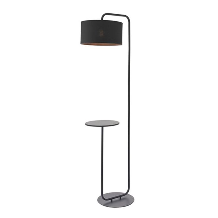 Runswick – Minimalist Floor Light With Black Shade – Black – Lightbox Pertaining To Minimalist Floor Lamps (View 12 of 20)