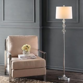 Safavieh Lighting 61 Inch Venezia Crystal Floor Lamp – On Sale – Overstock  – 22238454 Pertaining To 61 Inch Floor Lamps (View 11 of 20)