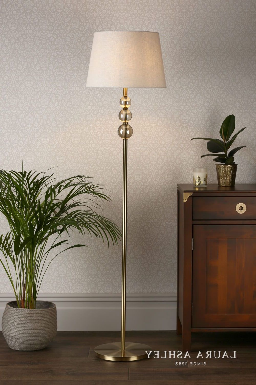 Selby Antique Brass Floor Lamp Base Only | Jrlighting.co.uk Intended For Brass Floor Lamps (Gallery 20 of 20)