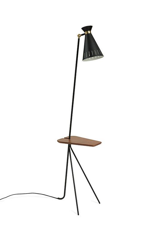 Shop Cone Floor Lamp With Table – Rewire Throughout Cone Floor Lamps (View 6 of 20)
