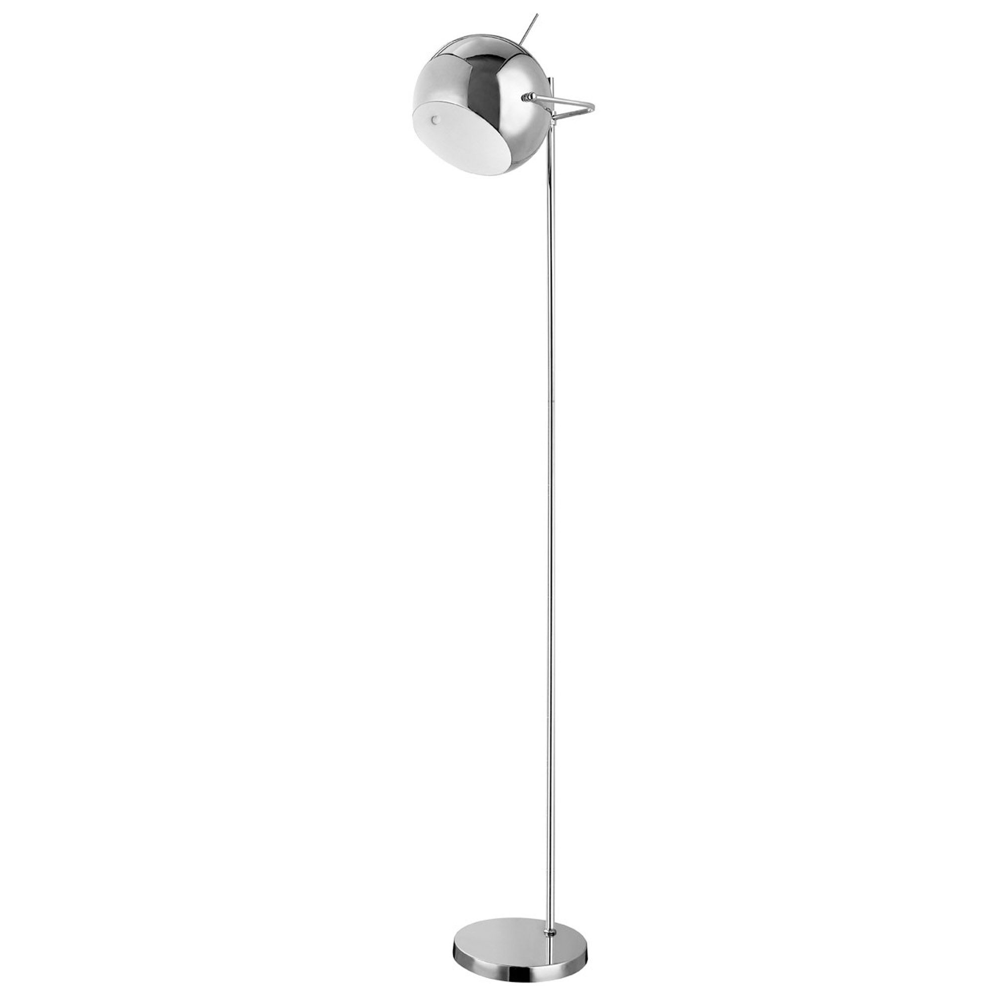 Silver Floor Lamp | Industrial Lighting | Homesdirect365 With Silver Floor Lamps (View 6 of 20)
