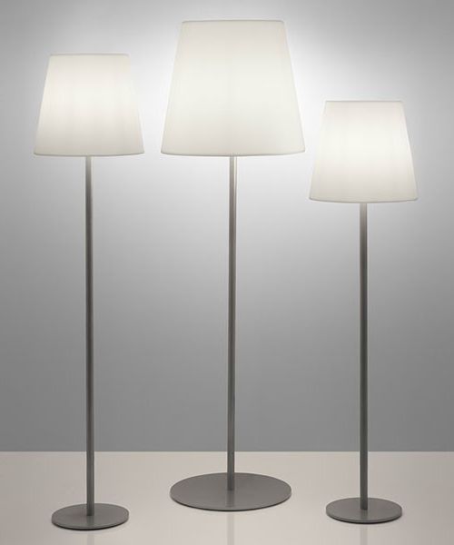 Slide Ali Baba Steel Floor Lamp 3 Sizes Indoor Outdoor Within Silver Steel Floor Lamps (View 5 of 20)