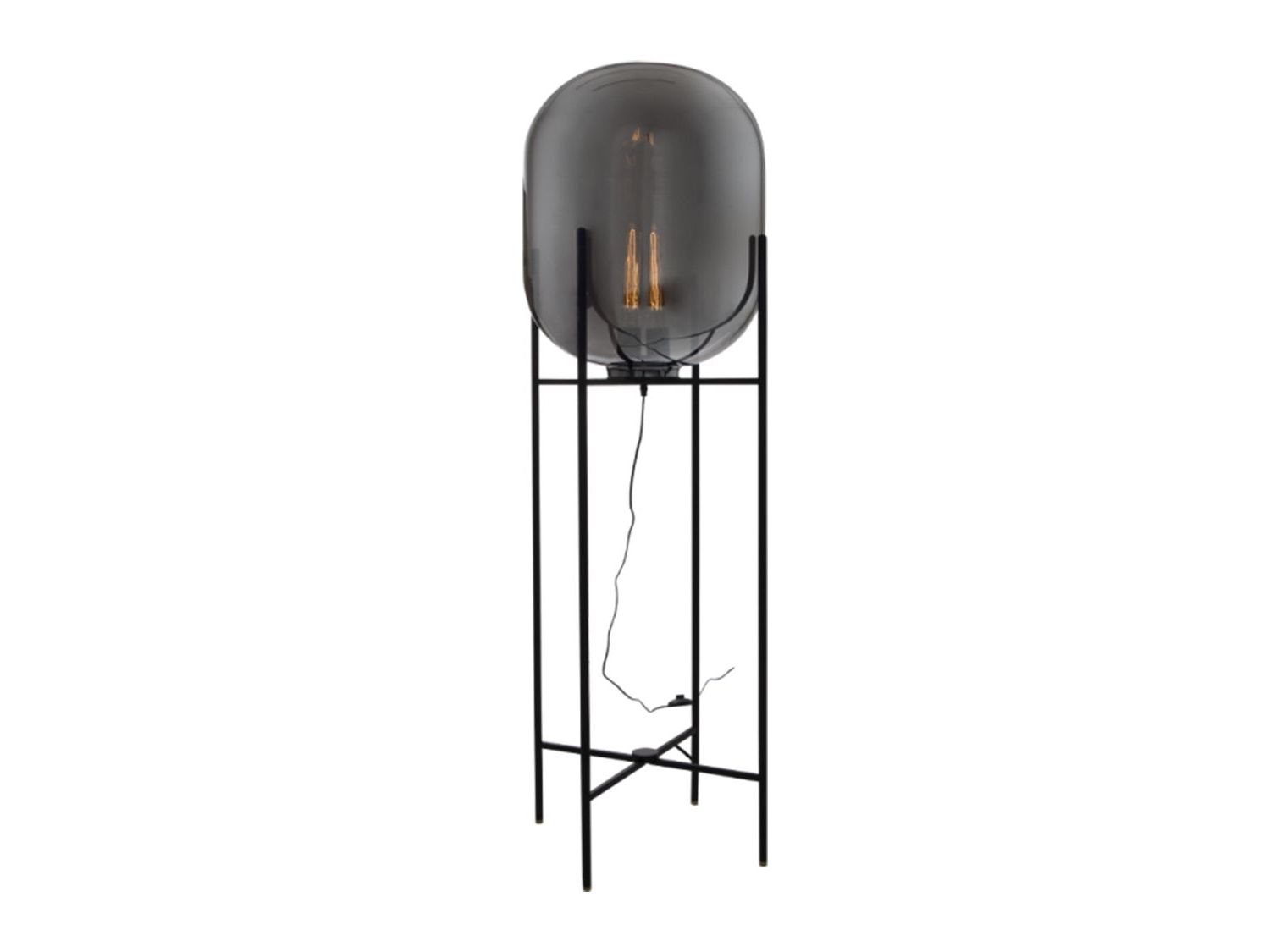 Smoke Glass Floor Lamp With Regard To Smoke Glass Floor Lamps (View 13 of 20)