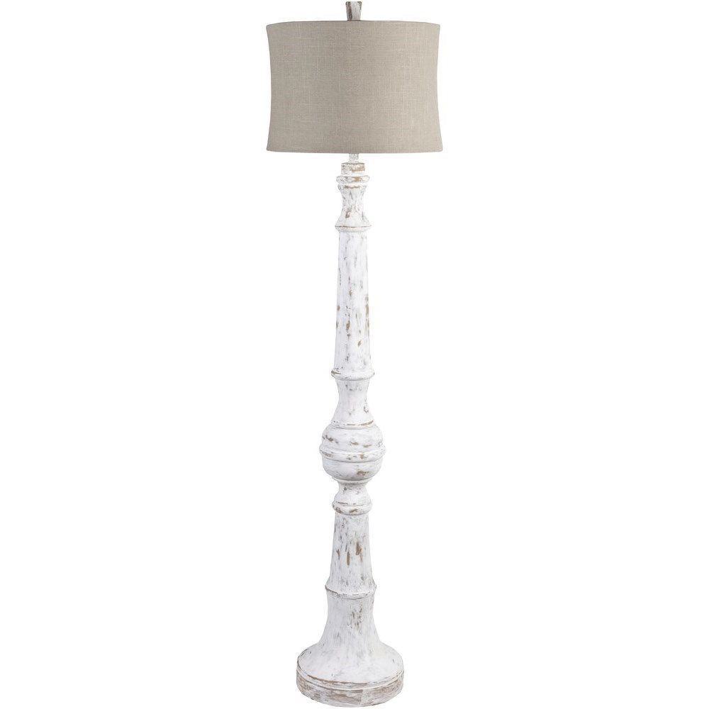 Surya Lamps Lmp 1035 Weathered White Rustic Floor Lamp | Corner Furniture | Floor  Lamps With Regard To Rustic Floor Lamps (Gallery 19 of 20)