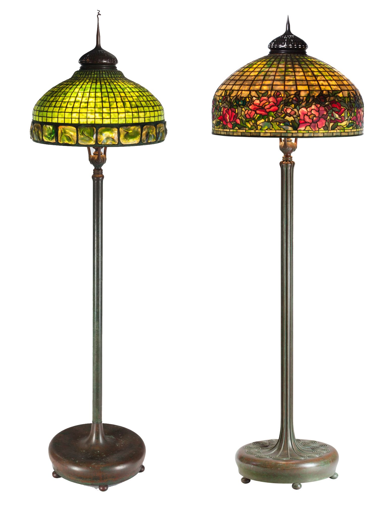 Tiffany, Gallé Lamps Shine On 1,800 Lot Heritage Auction June 19 21 With 74 Inch Floor Lamps (View 11 of 20)
