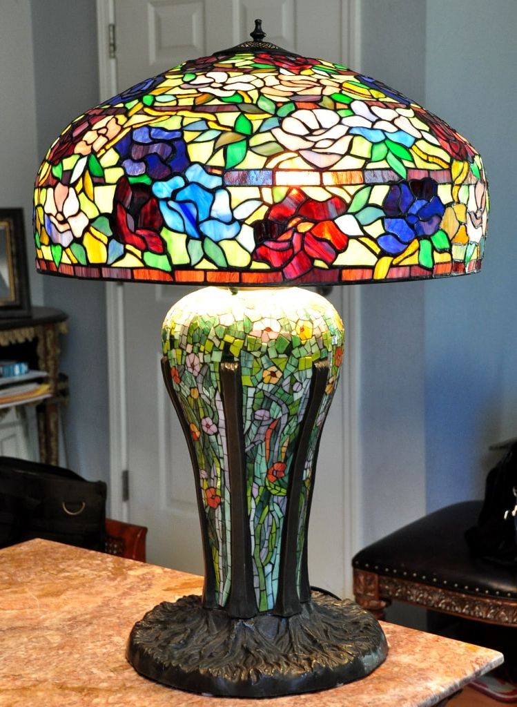 Tiffany Style Lamps, Figural Lamps, Floor Lamps, Table Lamps, Banker's Lamps,  Art Deco/nouveau Style, Victorian, Hollywood Regency Style, Modern, Etc (View 15 of 20)