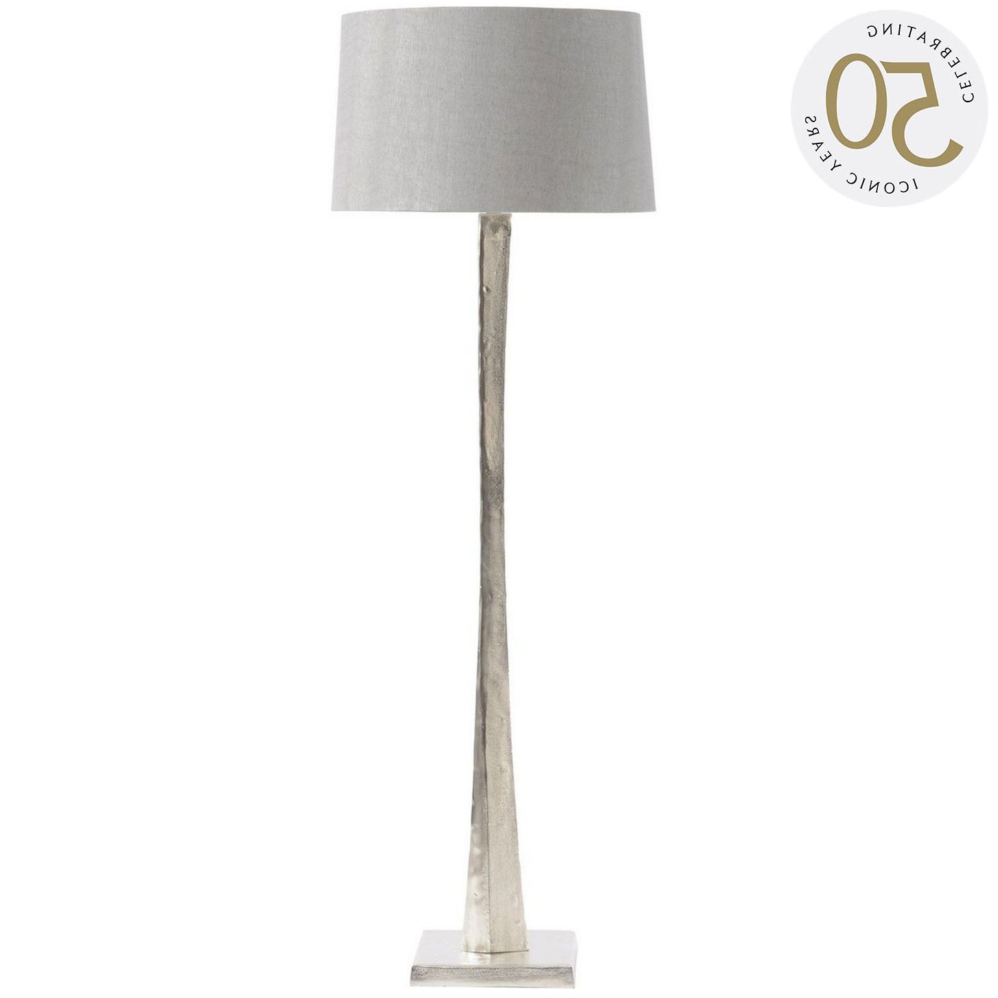 Trinity Floor Lamp With Grey Shade Throughout Grey Shade Floor Lamps (View 7 of 20)