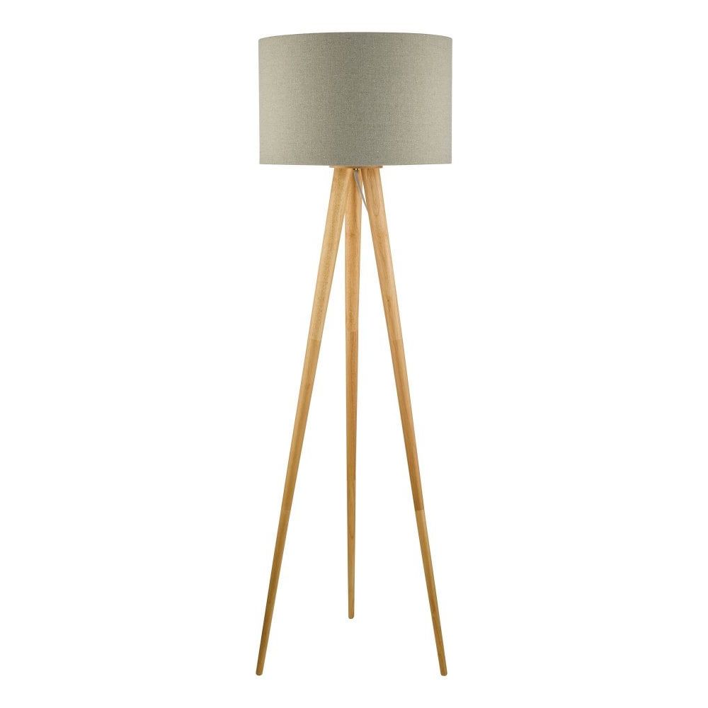 Tripod Floor Lamp Light Oak Base Only | Lighting And Lights Intended For Wood Tripod Floor Lamps (View 4 of 20)