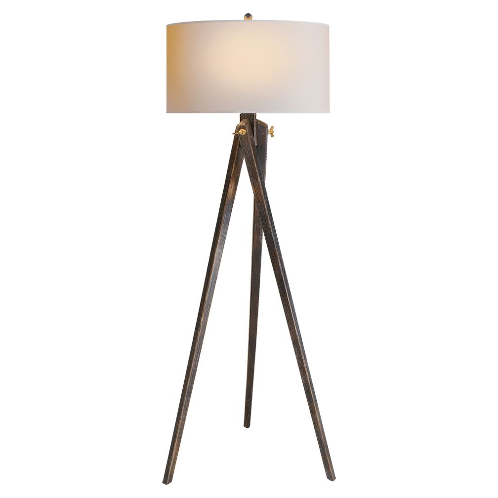 Tripod Floor Lamp Tudor Brown – Luxe Home Company Within Brown Floor Lamps (View 6 of 20)