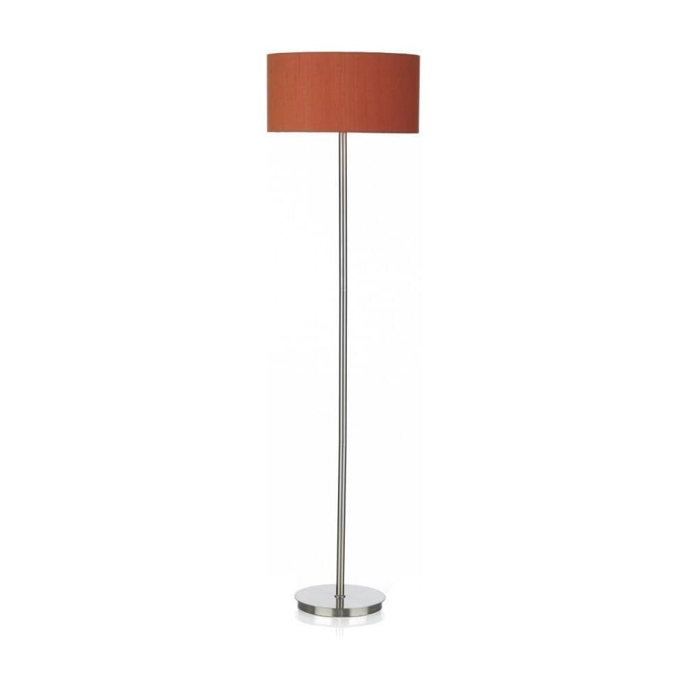 Tuscan Floor Lamp With 40 Cm Orange Shade Tus4946 + Zut1611/wh – Lighting  From The Home Lighting Centre Uk In Orange Floor Lamps (View 11 of 20)