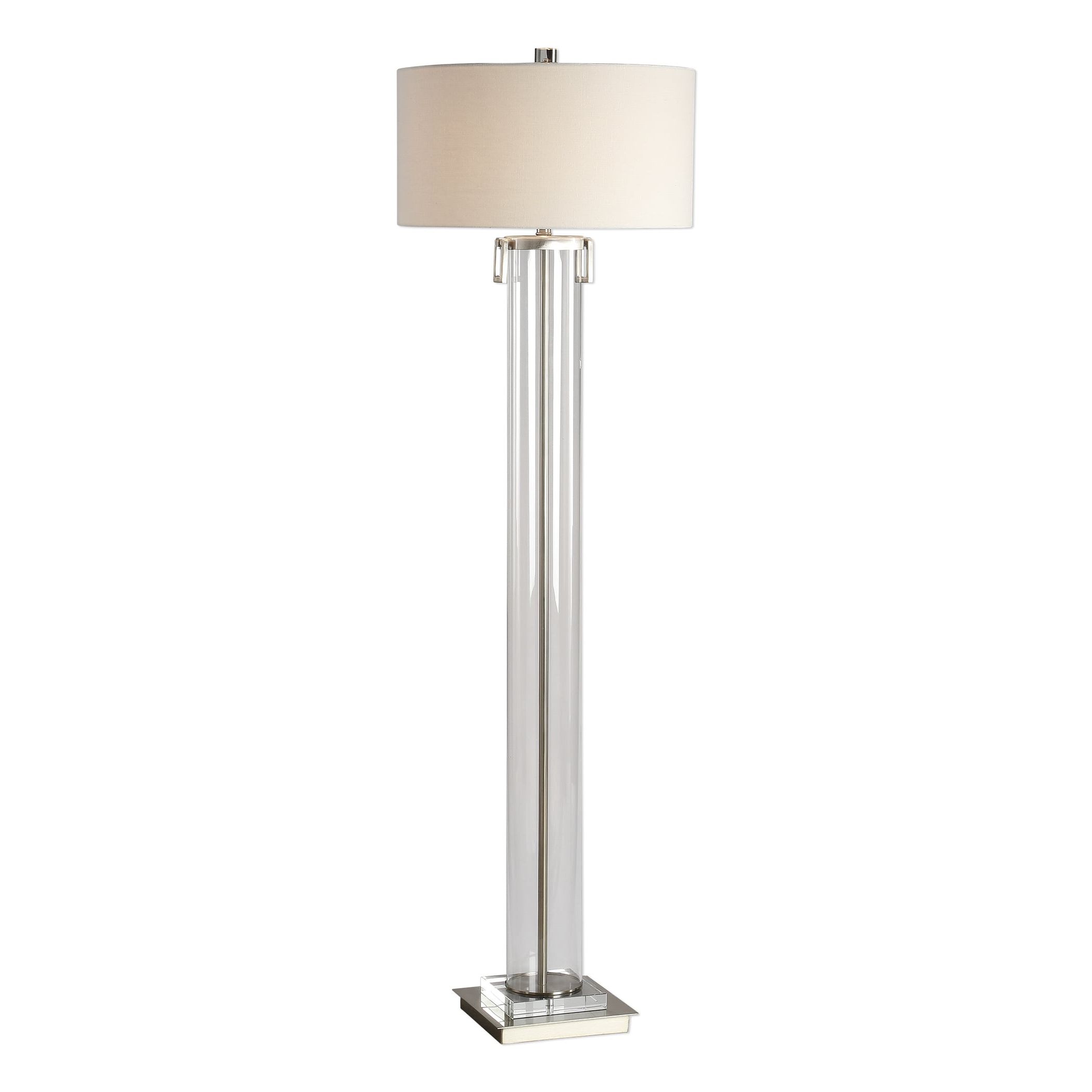 Uttermost Floor Lamps 28160 Monette Tall Cylinder Floor Lamp | Suburban  Furniture | Lamp – Floor Lamps In Cylinder Floor Lamps (View 16 of 20)