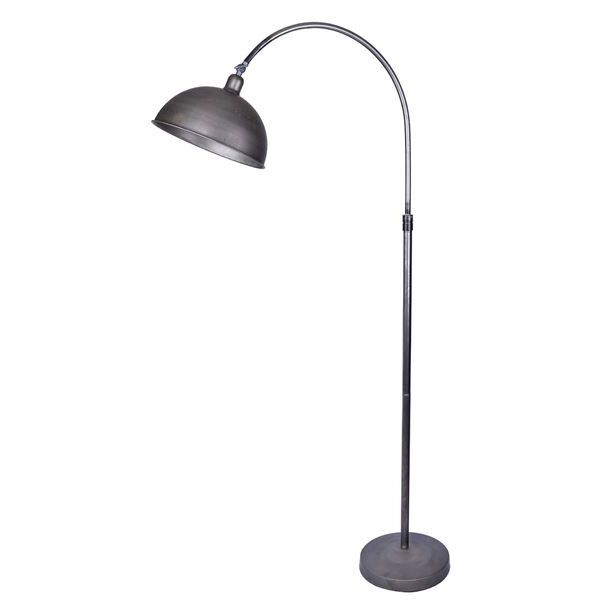 Vintage Metal Floor Lamp | Sf90009b | | Afw Intended For Steel Floor Lamps (View 2 of 20)