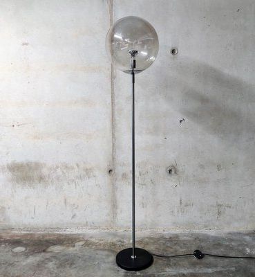Vintage Smoked Glass Floor Lamp, 1970s For Sale At Pamono In Smoke Glass Floor Lamps (Gallery 19 of 20)