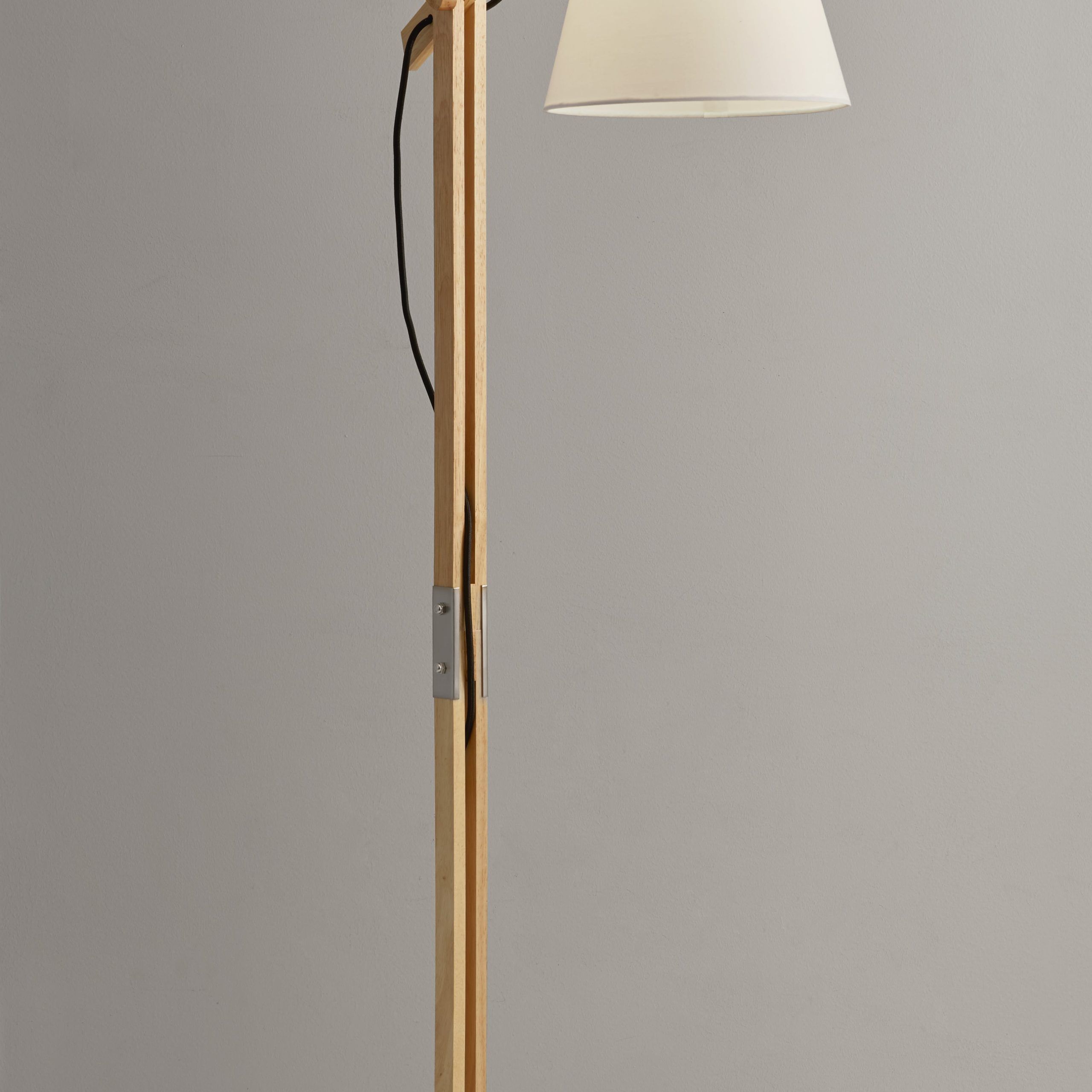 Walden Floor Lamp (natural Rubberwood)adesso Furniture Throughout Rubberwood Floor Lamps (View 8 of 20)