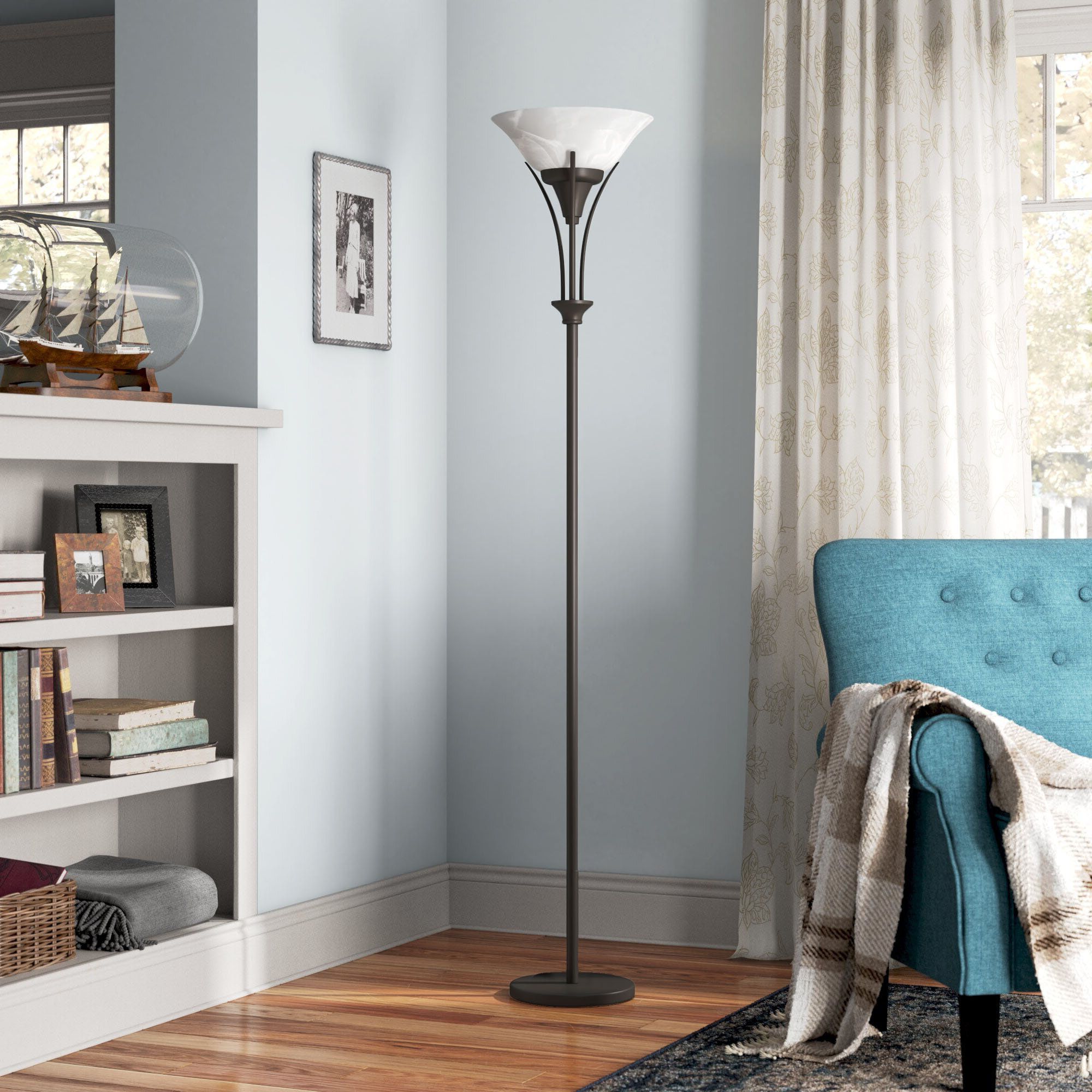 Wayfair | Extra Tall (70+ Inches) Floor Lamps Regarding 75 Inch Floor Lamps (View 2 of 20)