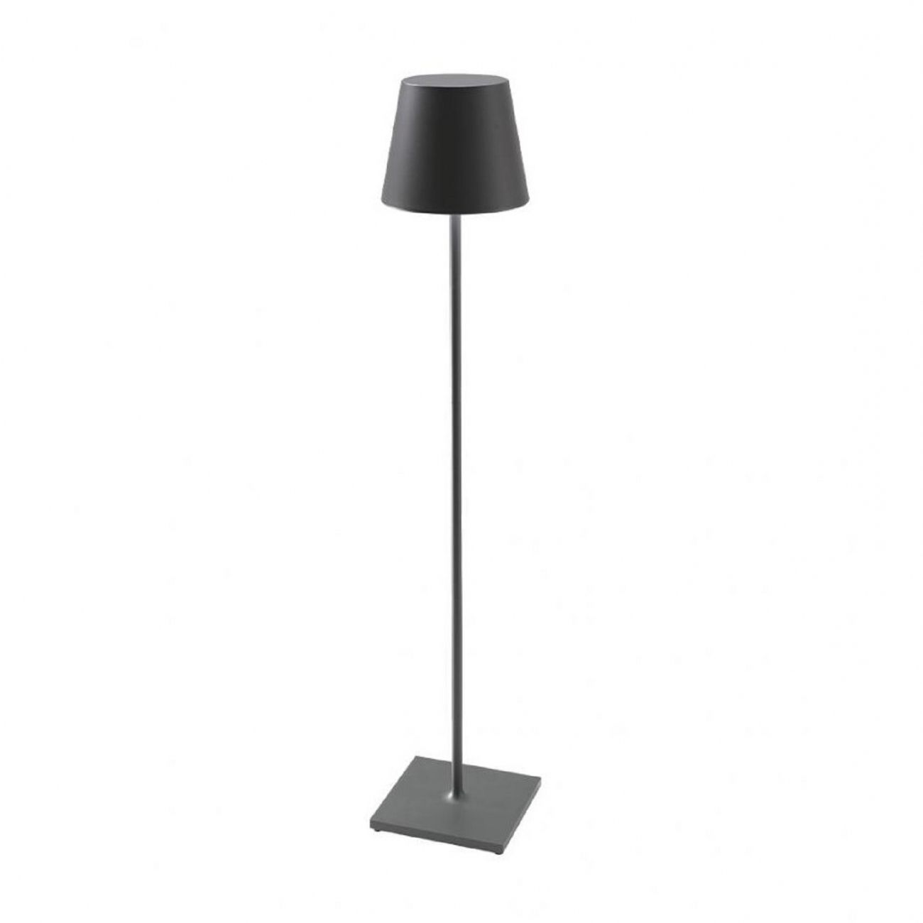 Zafferano Poldina Xxl Pro Floor Lamp Dark Grey With Charcoal Grey Floor Lamps (View 18 of 20)