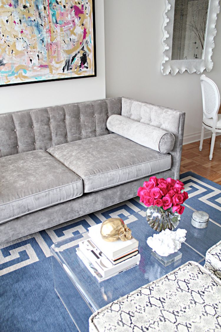 12 Gray Velvet Sofas For The Living Room You'll Love! With Light Gray Velvet Sofas (Gallery 1 of 20)