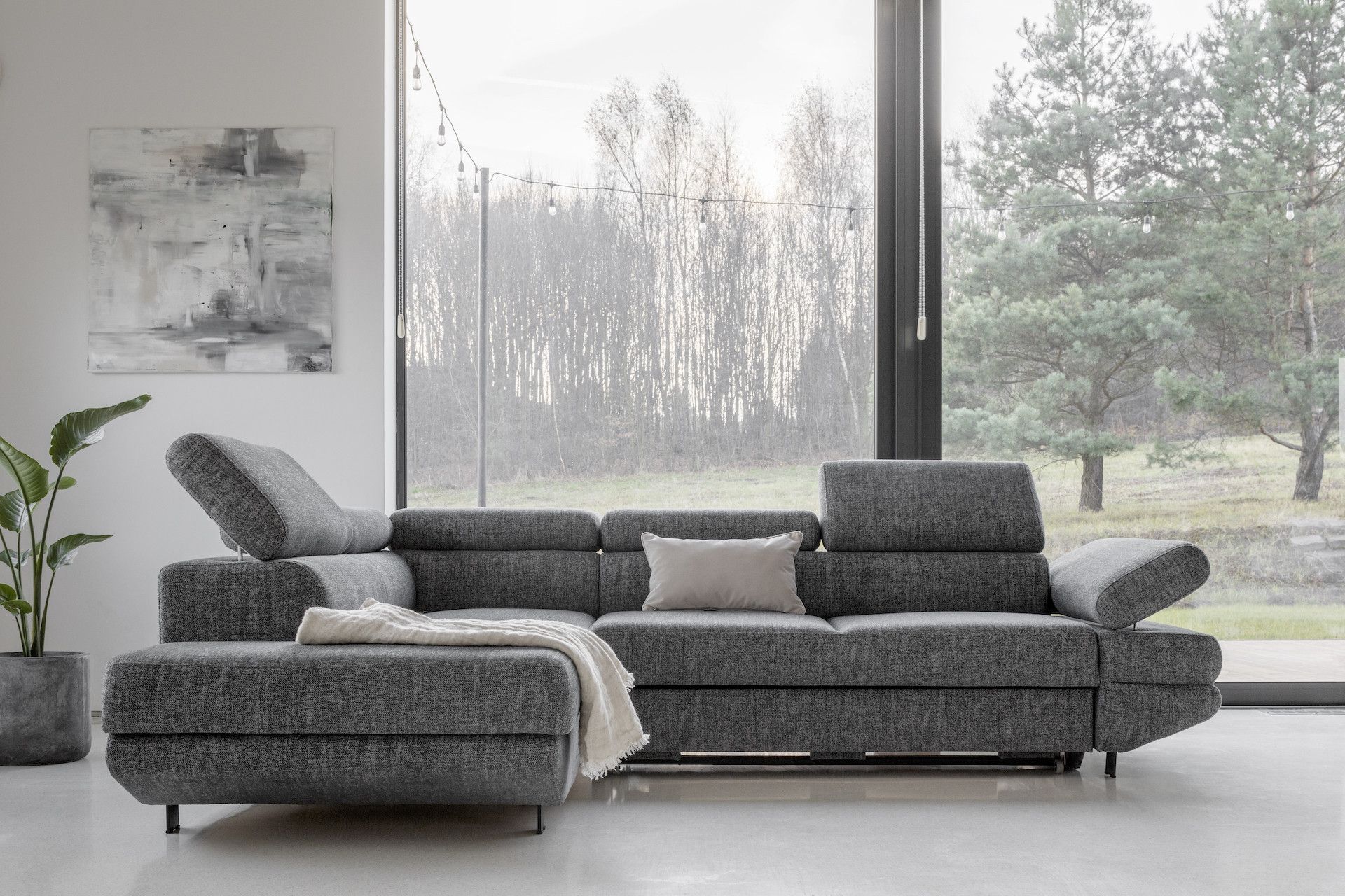 Avanti L Shaped Modular Sofa Bed – Sofas (2573) – Sena Home Furniture Throughout L Shaped Corner Sofa Couches (View 11 of 20)